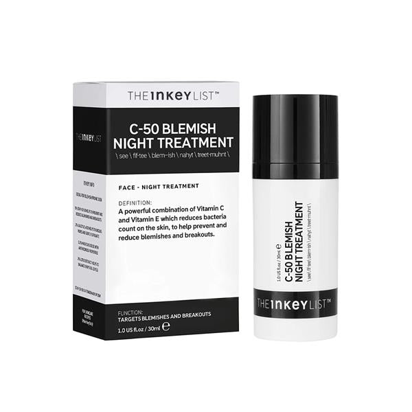 The Inkey List - C-50 Blemish Night Treatment 30ml
