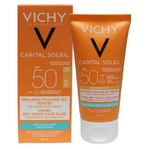 Vichy Ideal Soleil BB Tinted Dry Touch Face Fluid SPF 50 50ml