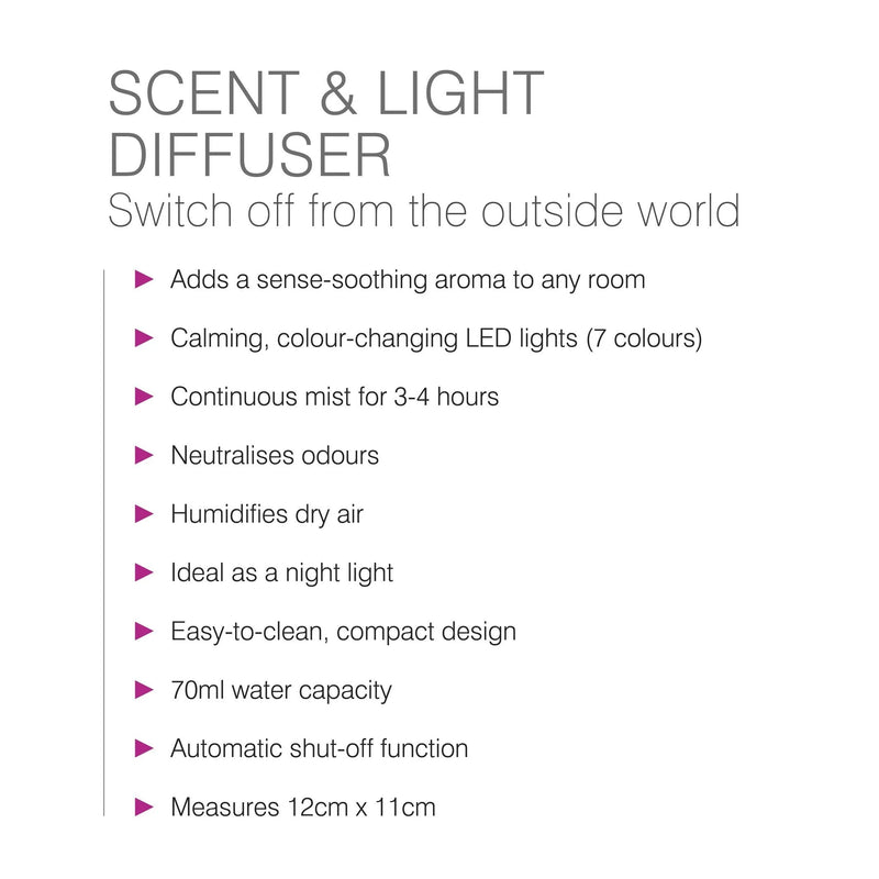 Lola aroma diffuser, humidifier and night-light
