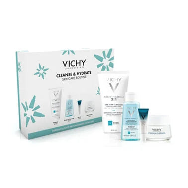 Vichy Cleanse And Hydrate Skincare Routine Gift Set