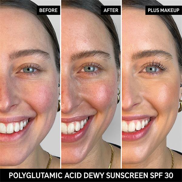The Inkey List Polyglutamic Acid Dewy Sunscreen SPF 30 - 50ml