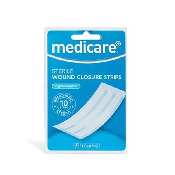 medicare Sterile Wound Closure Strips - 10 Strips