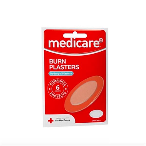 medicare Burn Plasters - 6 Plasters