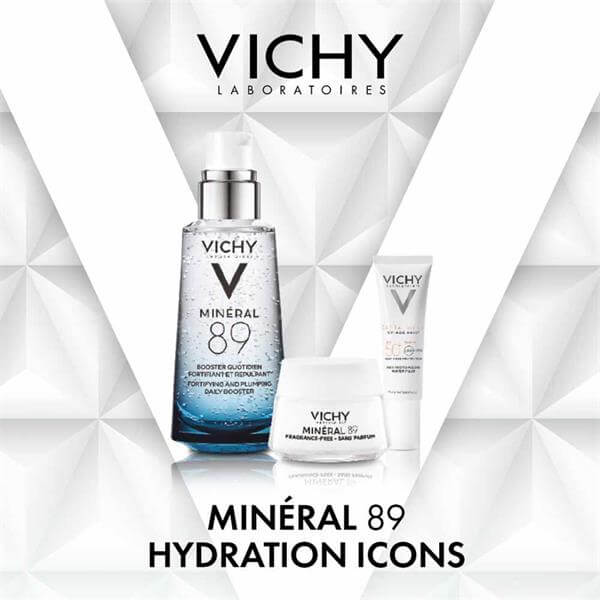 Vichy Mineral 89 Hydration Icons