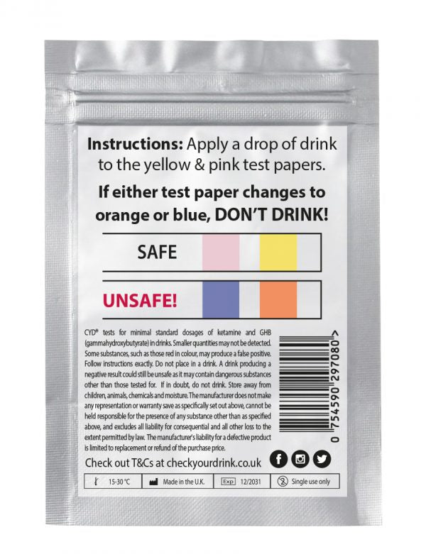 Check Your Drink - CYD - City Pharmacy