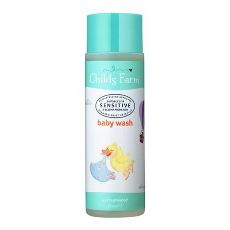 Childs Farm Unfragranced Baby Wash 250ml - City PharmacyBaby