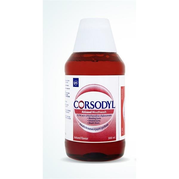 Corsodyl Mouthwash Aniseed 300ml - City PharmacyDental