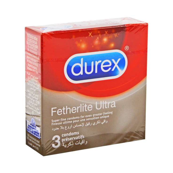 Durex Fetherlite Ultra Condoms 3 Pack - City PharmacyCondoms