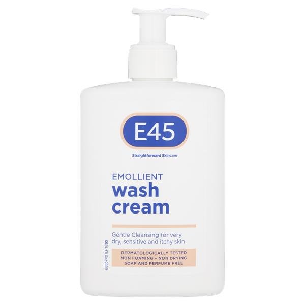 E45 Emollient Wash Cream (250ml) - City PharmacySkincare