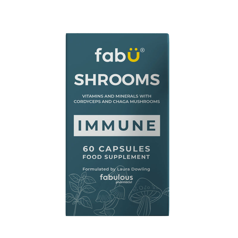 FabÜ Shrooms Immune 60 Capsules