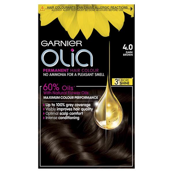 Garnier Olia Hair Colour 4.0 (Dark Brown) - City PharmacyHair colouring