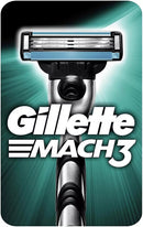 Gillette Mach 3 Razor Handle + 2 Shaving Blade Heads - City PharmacyShaving