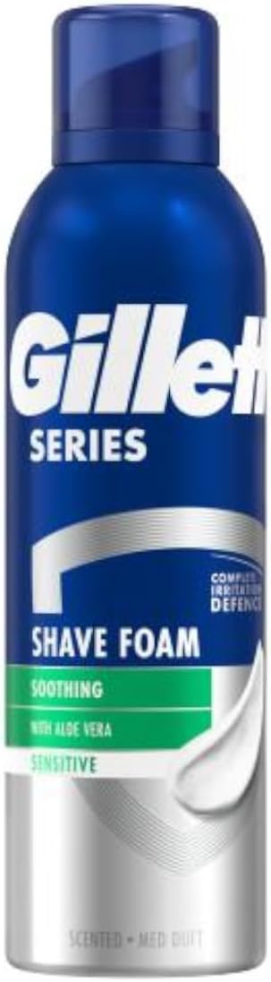 Gillette Series Sensitive Shave Foam, 250 ml - City PharmacyShaving