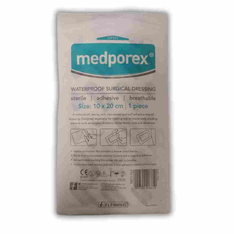 medporex Waterproof Surgical Dressing - 10x20cm (1 piece)