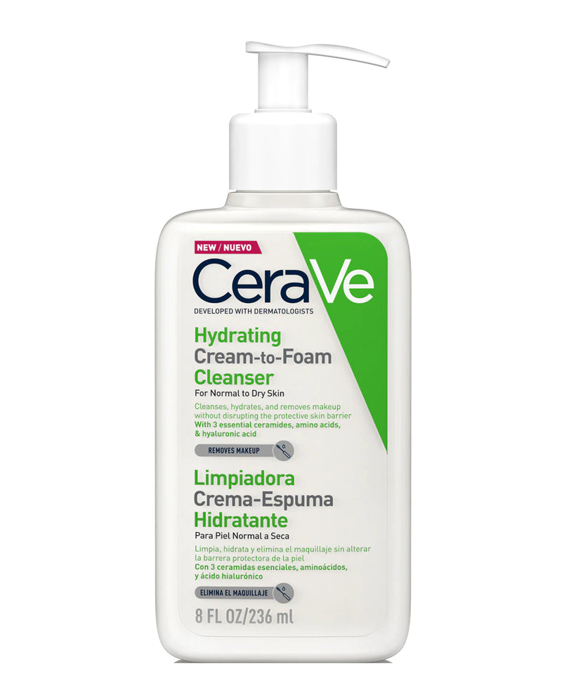 CeraVe Hydrating Cream to Foam Cleanser 236ml