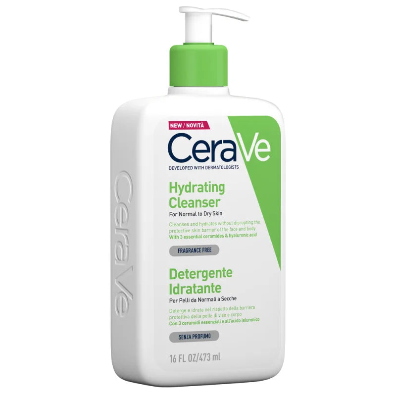 CeraVe Hydrating Cleanser (Pump Bottle 473ml)