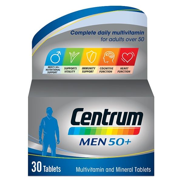 Centrum Men 50+  (30 Tablets)