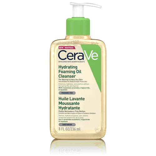 CeraVe Hydrating Foaming Oil Cleanser 236ml.