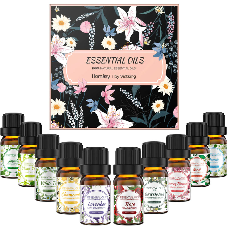 Kit Essential Oils 100% Natural - Homasy by Victsing