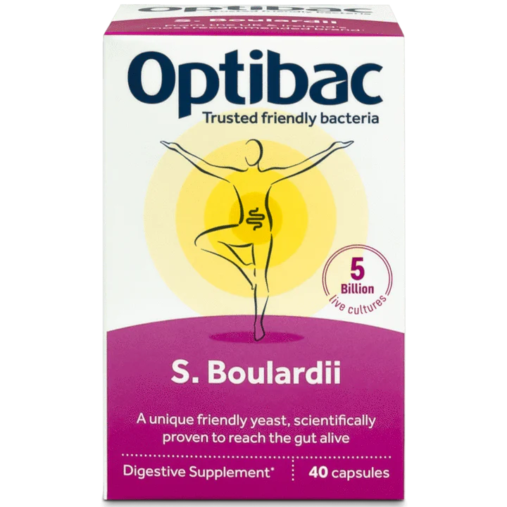 Optibac Saccharomyces Boulardii Bowel Calm (40 Capsules)