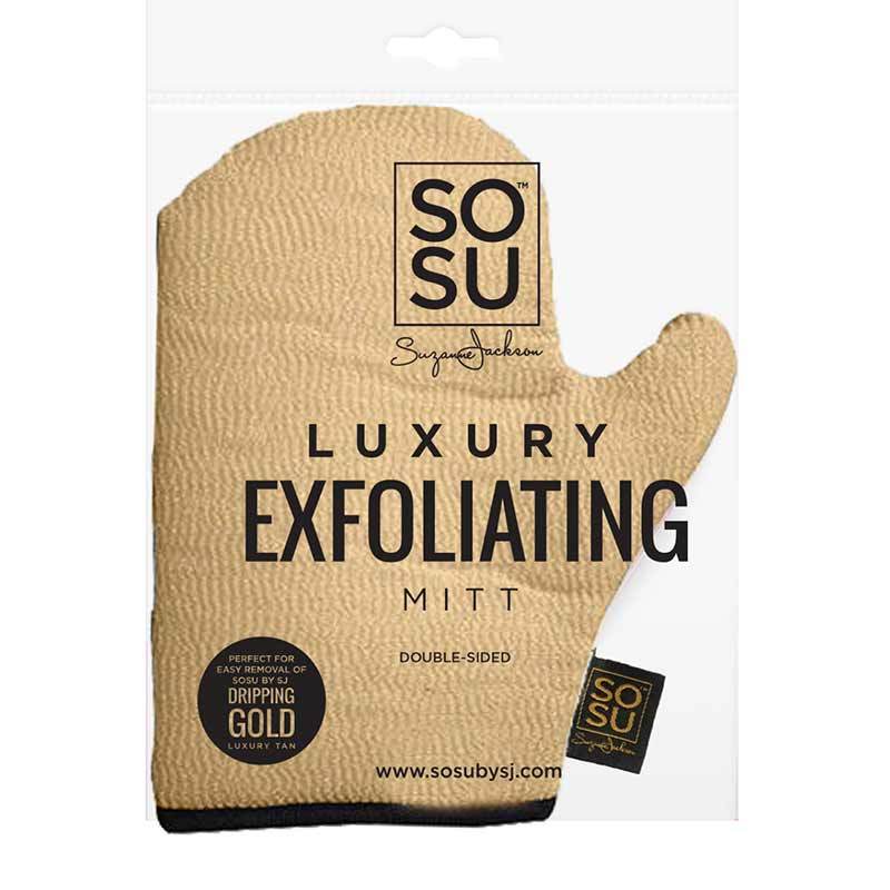 SOSU by Suzanne Jackson Dripping Gold Luxury Exfoliating Mitt