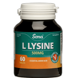 Sona L Lysine 500mg 60 Tablets