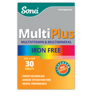 Sona MultiPlus Iron Free 30 Tablets
