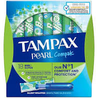 Tampax Pearl Compact Super (18's)