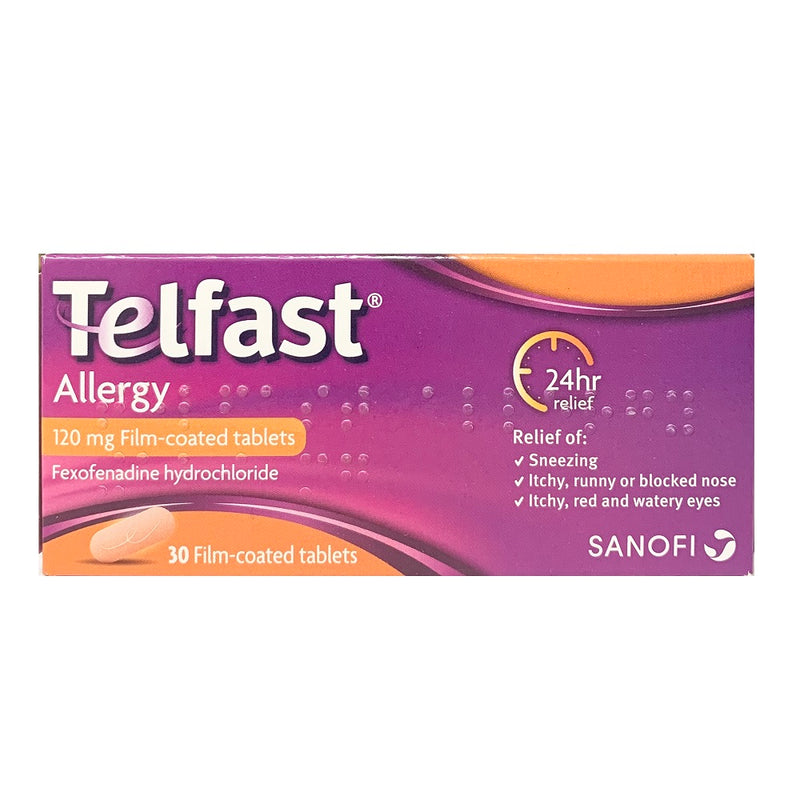 Telfast Allergy 120mg (30 Film-coated Tablets)
