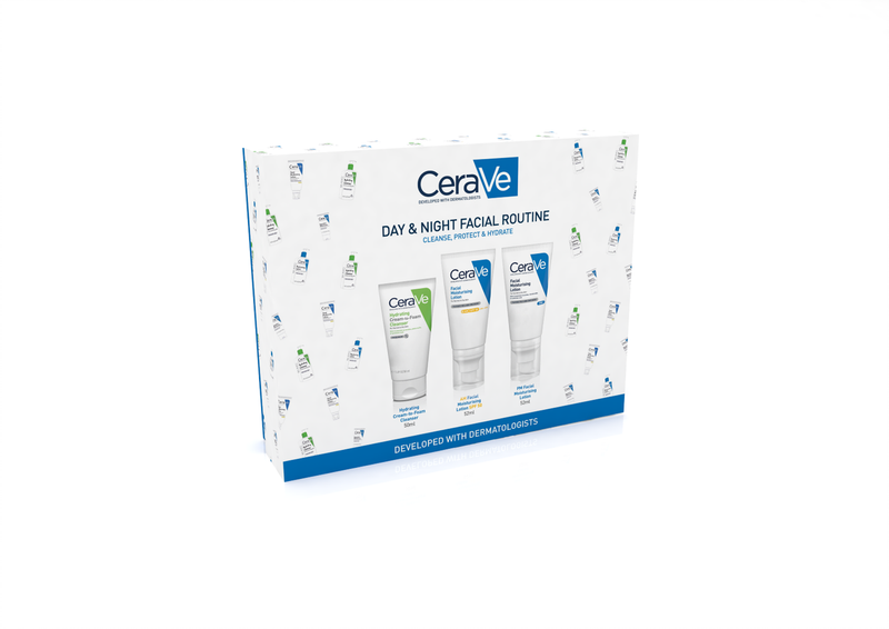 CeraVe Day and Night Facial Routine gift set