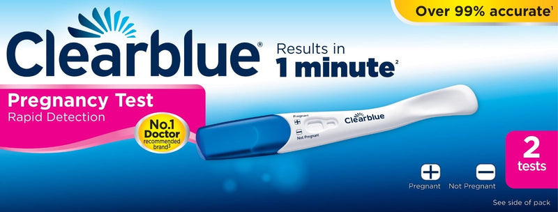 Clearblue Rapid Detection Pregnancy Test, Home