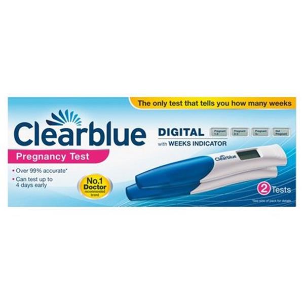 Clearblue - Pregnancy Test - With Weeks Indicator (2 Digital Tests)