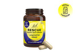 Bach Rescue Remedy Peaceful Night Capsules Unwind For Sleep 30 capsules