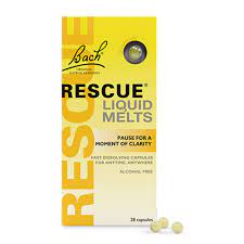 Bach Rescue Remedy Rescue Liquid Melts 28 Capsules