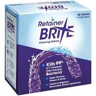 Retainer Brite Cleaning (36 Tablets)