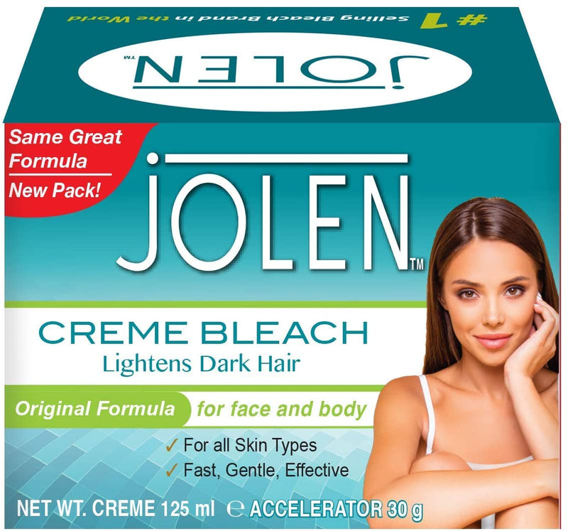 Jolen Creme Bleach - Face and Body - Lightens Dark Hair