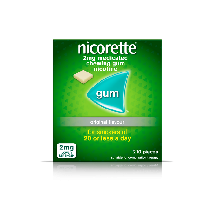 Nicorette Gum Classic -2mg 210 Pack