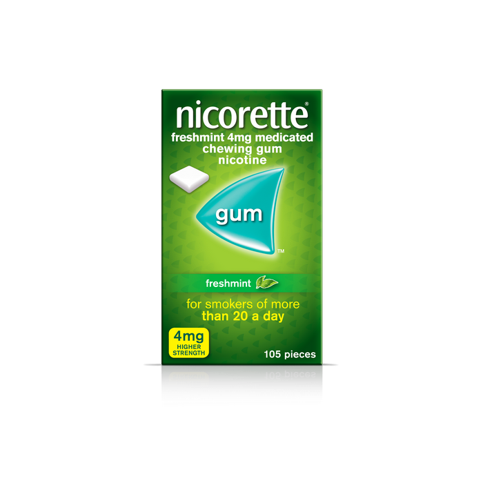 Nicorette Gum Freshmint-4mg 105pk
