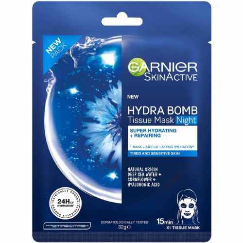 Garnier Skinactive Face Tissue Mask - Moisture Bomb Night Time