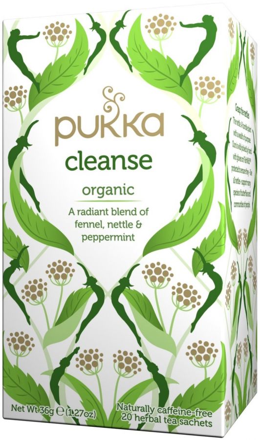 Pukka Cleanse Organic - Naturally Caffeine-free - 20 Green Tea Sachets