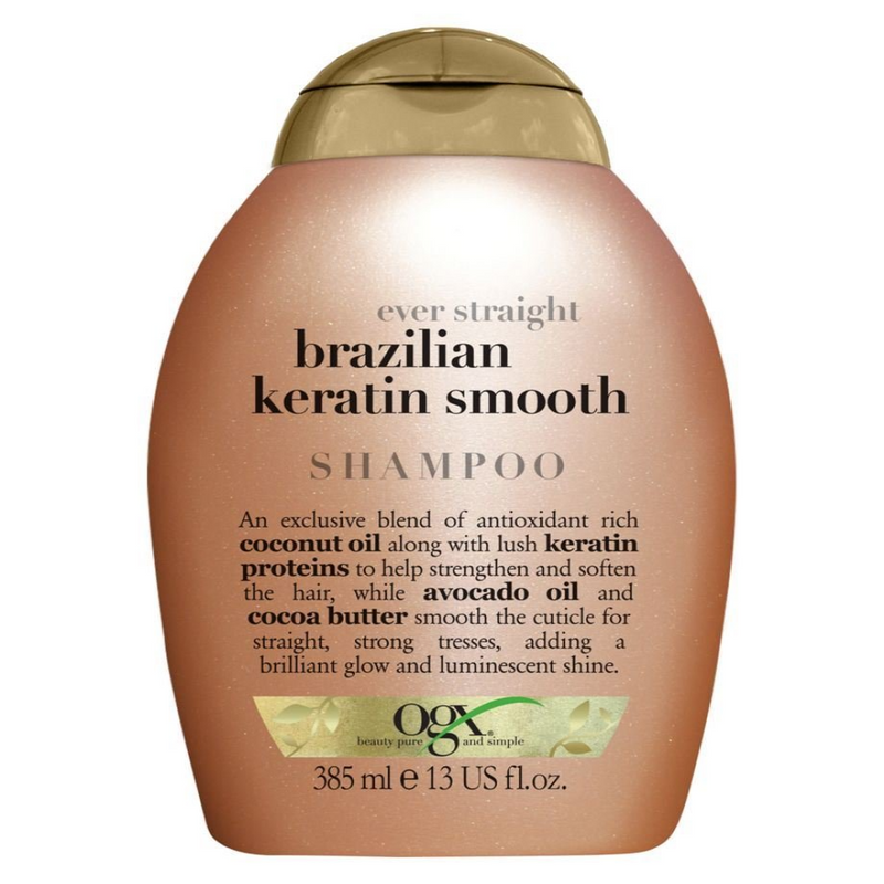 OGX Ever Straight Brazilian Keratin Therapy Shampoo 385ml
