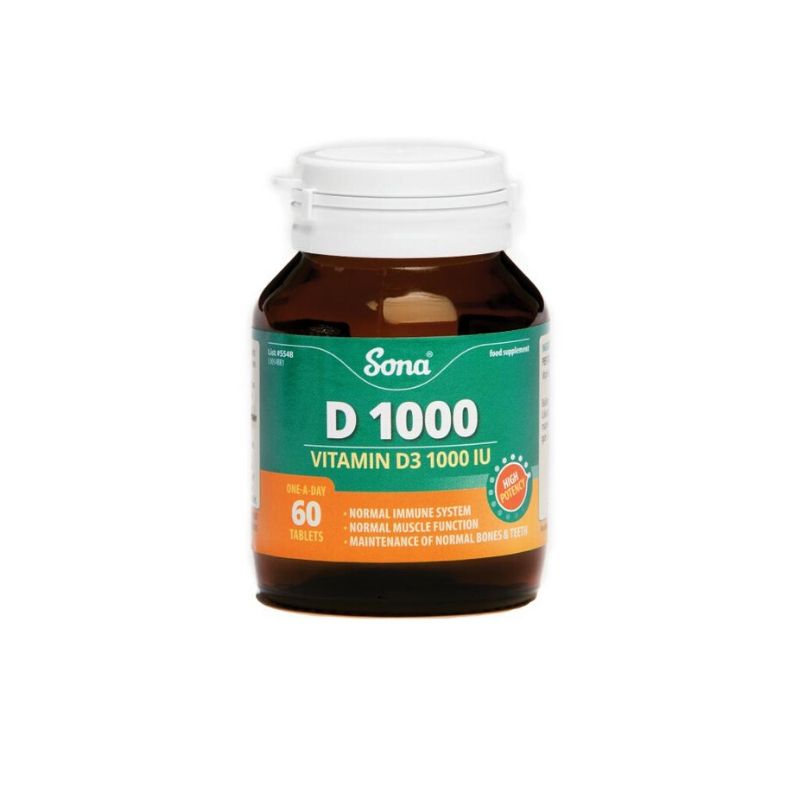 Sona vitamin D1000 60tabs