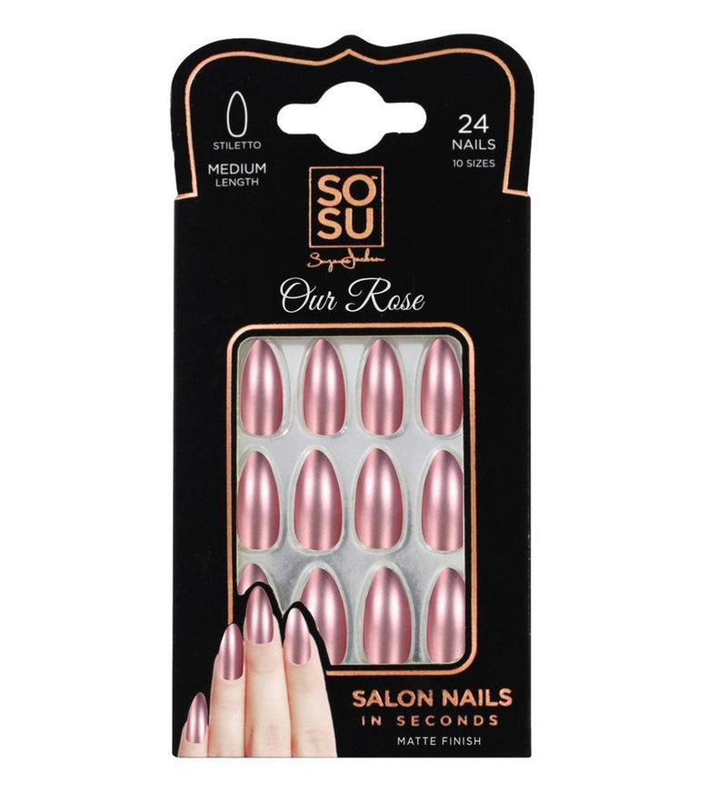 Salon Nails In Seconds (Our Rose)