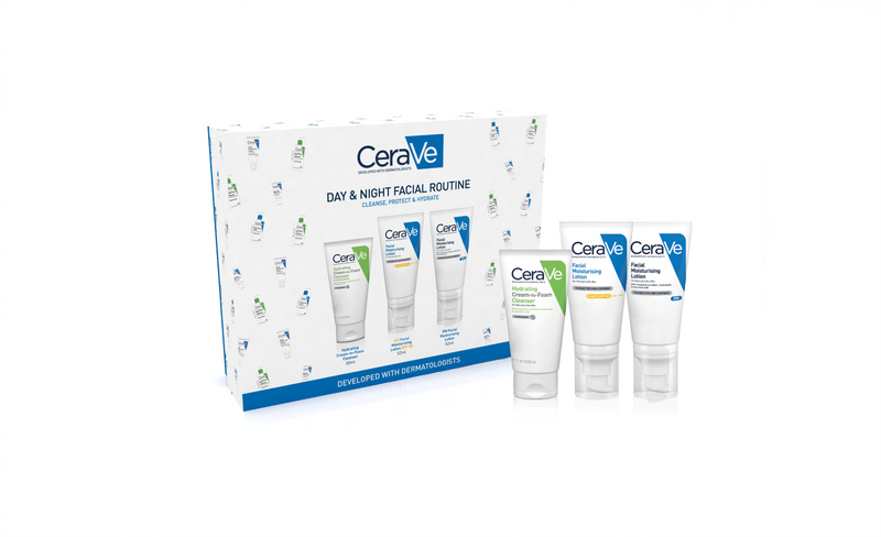 CeraVe Day and Night Facial Routine gift set