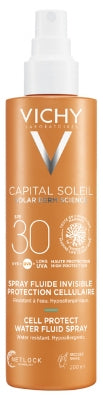 Vichy Capital Soleil Invisible Fluid Spray Cell Protect SPF30 - 200ML